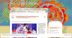 Desktop Screenshot of no14plusminus.ro